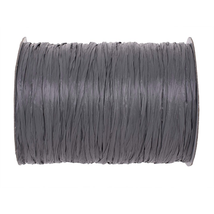Edelbast matt 100m grau