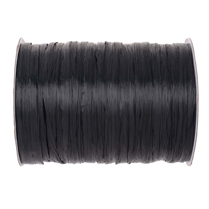 Edelbast matt 100m schwarz