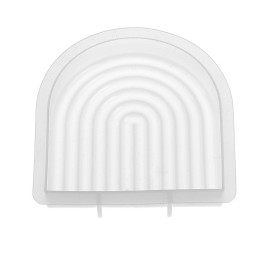 Silikon-Kerzengießform Bogen gross 15x15x3cm