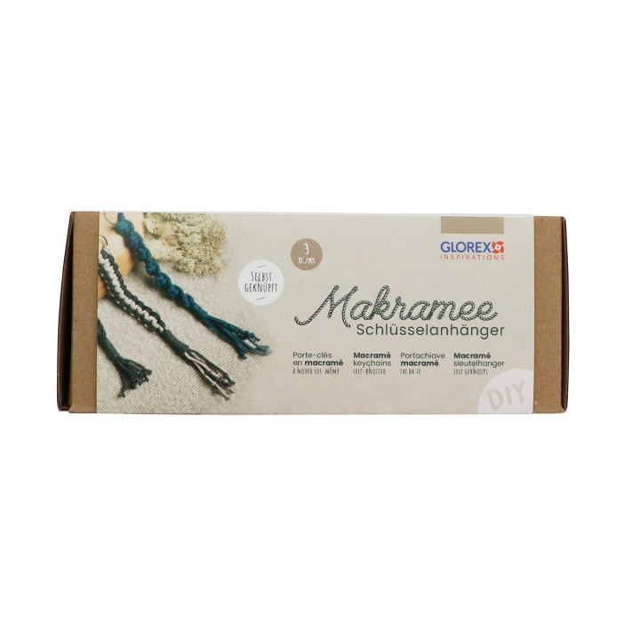 Bastelset Makramee Schlüsselanhänger