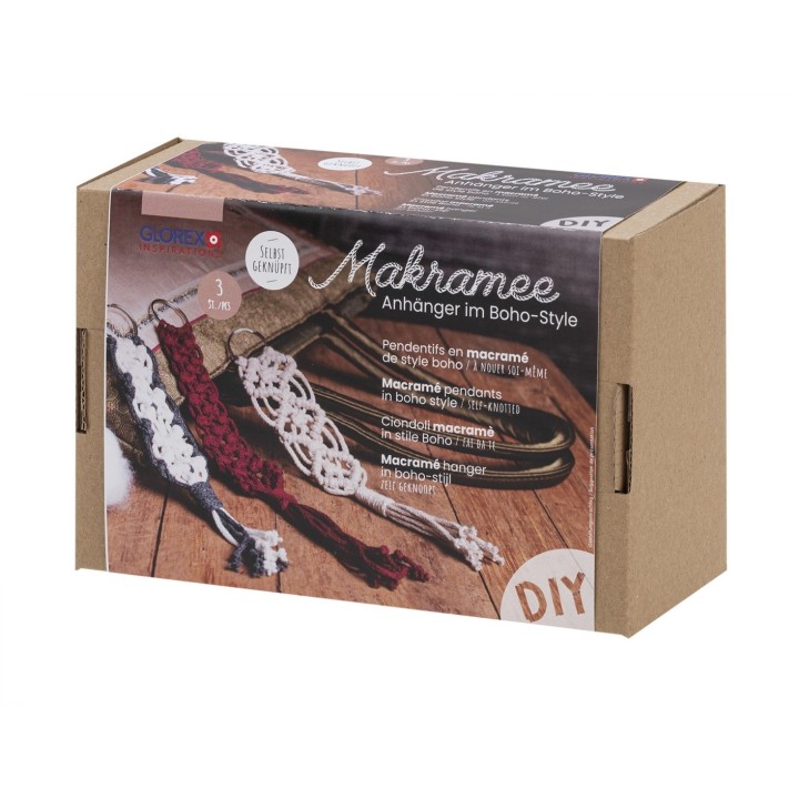 Bastelset Makramee Anhänger Boho-Style