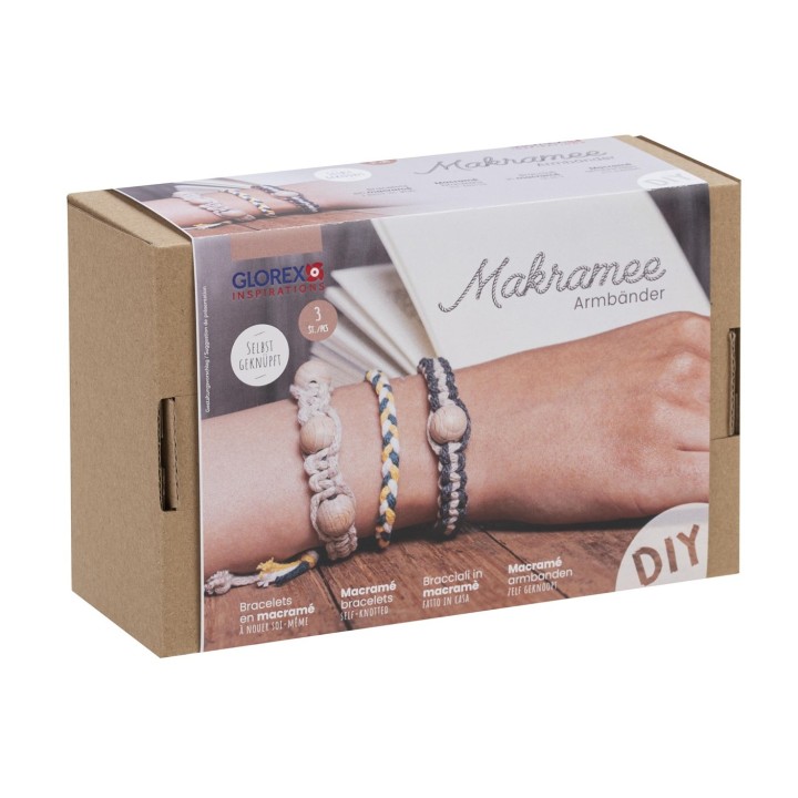 Bastelset Makramee Armbänder