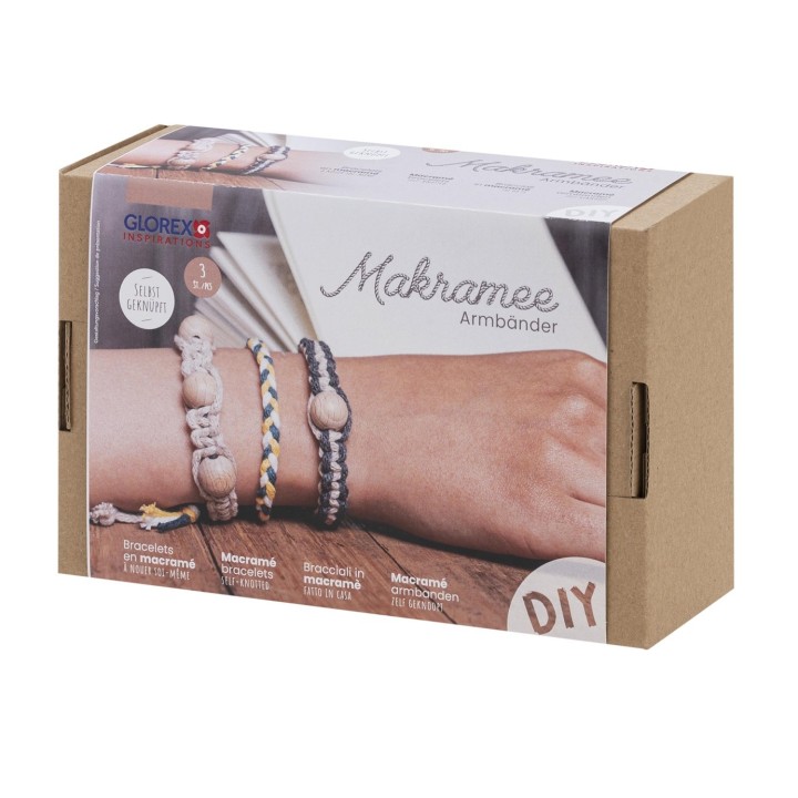 Bastelset Makramee Armbänder