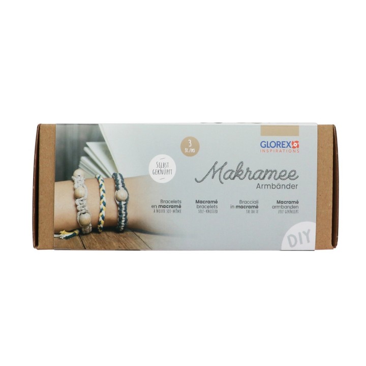 Bastelset Makramee Armbänder