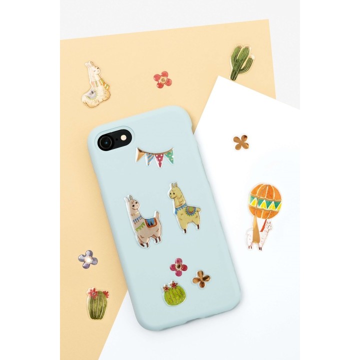 Epoxy-Sticker Alpaca 25 Sticker