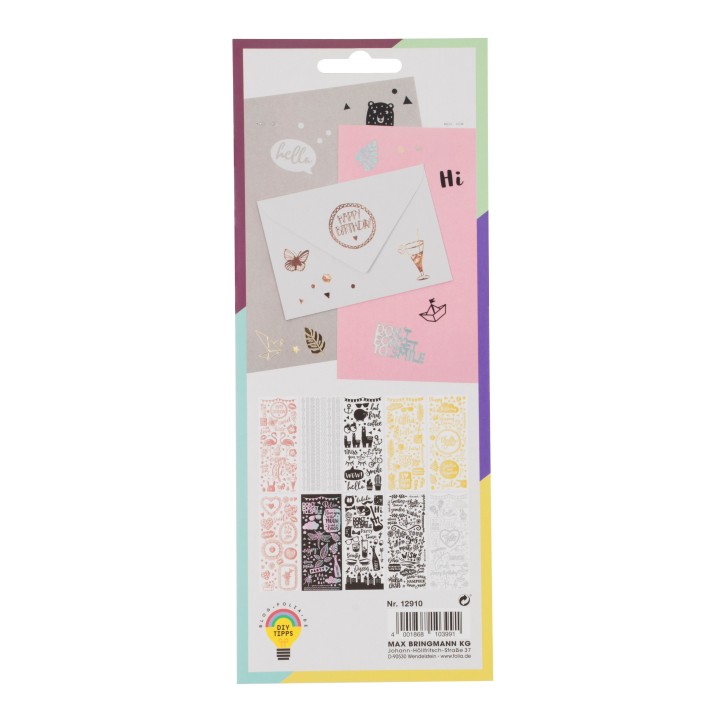 Relief-Sticker Basic 10 Blatt 460 Sticker