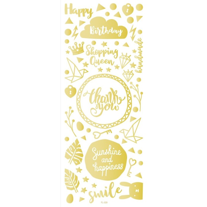 Relief-Sticker Basic 10 Blatt 460 Sticker