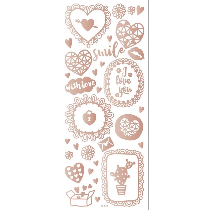 Relief-Sticker Basic 10 Blatt 460 Sticker