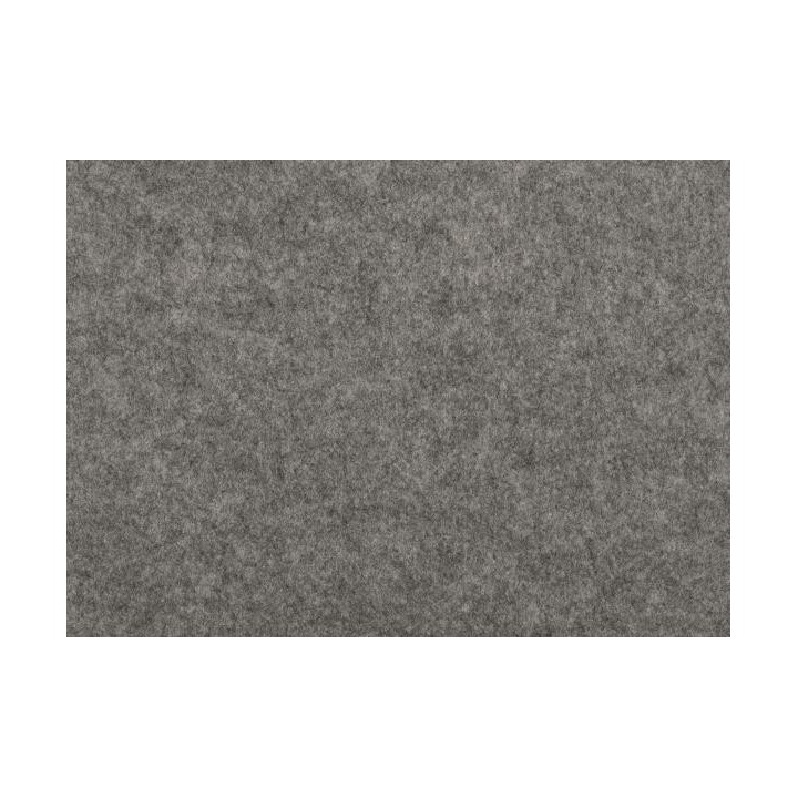 Feutrine 4mm, gris-mêlé, 1 pce 30x40cm