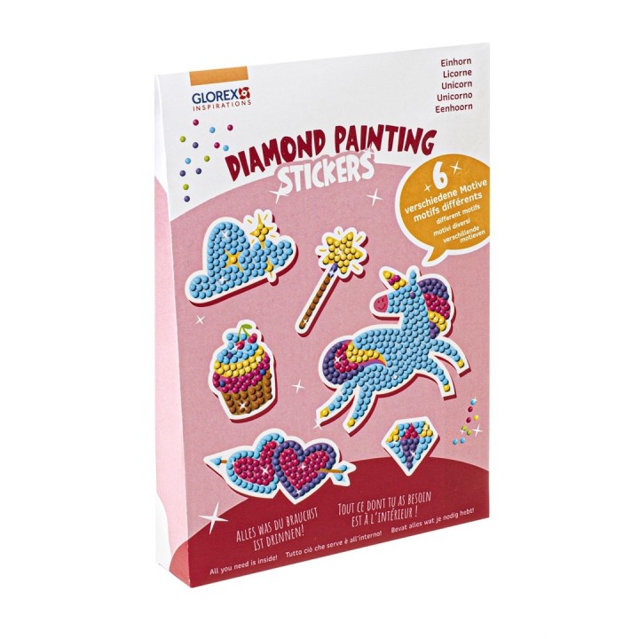 Diamond Painting Stickers Einhorn