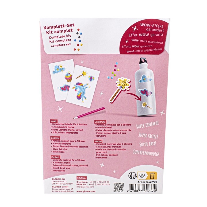 Diamond Painting Stickers Einhorn