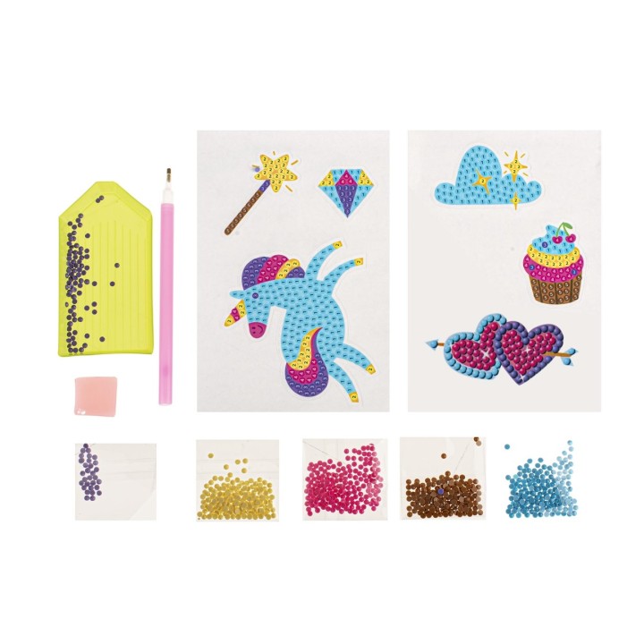 Diamond Painting Stickers Einhorn