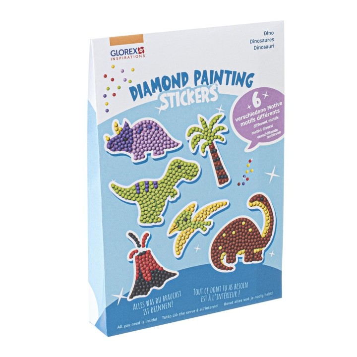 Diamond Painting Stickers Dino