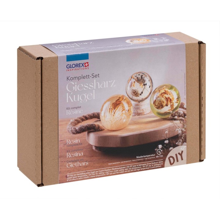 Crystal-Giessharz Komplett-Set Kugel