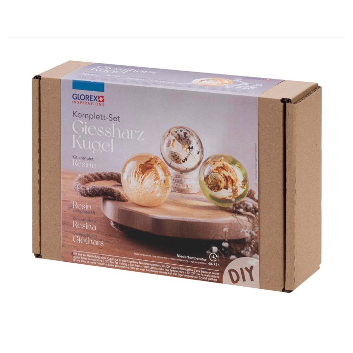 Crystal-Giessharz Komplett-Set Kugel