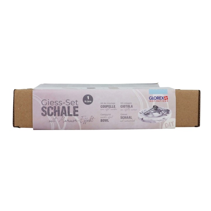 Bastelset Schmuckschale mit Marmoreffekt
