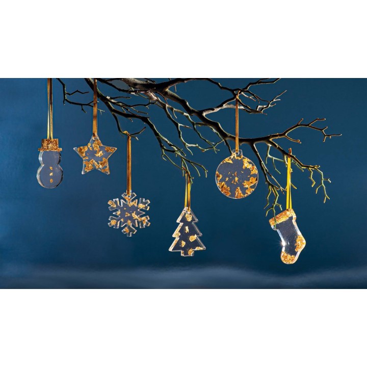 Silikon-Form Weihnachtsform 6tlg