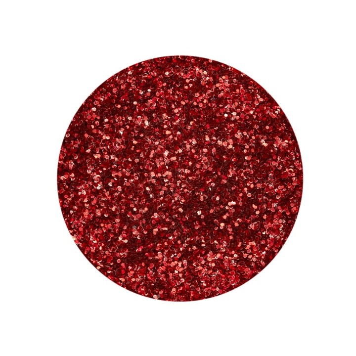 Bio Glitter fein, 10g, rot