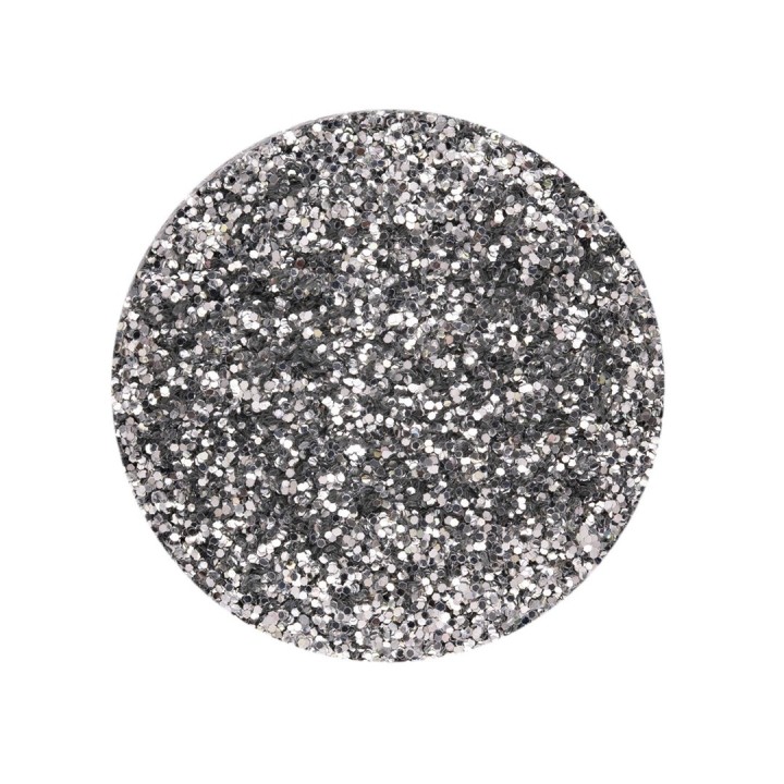 Bio Glitter fein, 10g, silberfarben