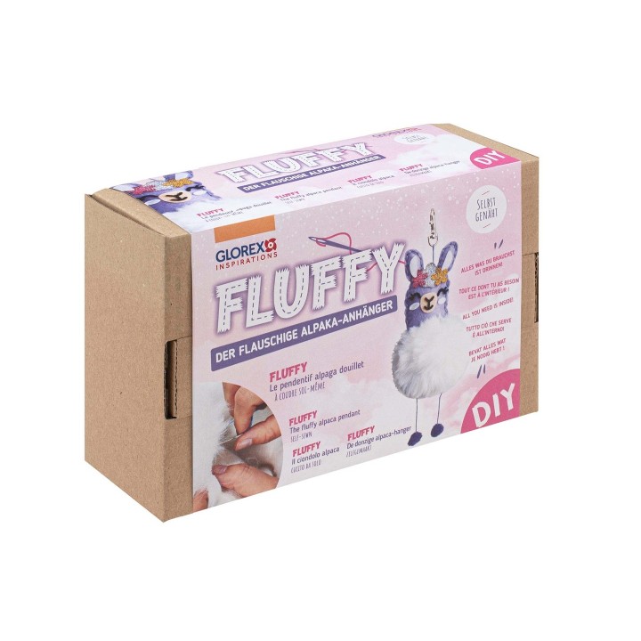 DIY-Set Alpaka-Anhänger Fluffy