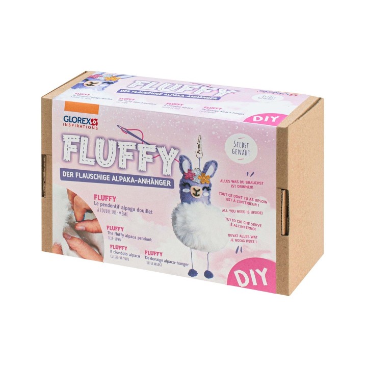 DIY-Set Alpaka-Anhänger Fluffy