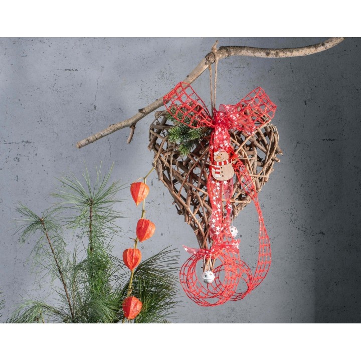 Rattanherz 28x5x38cm