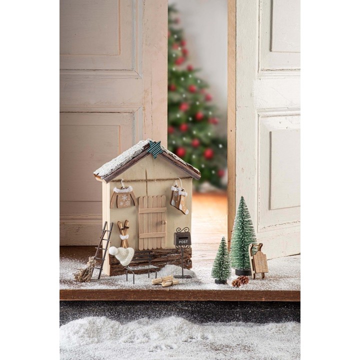 Winterhänger-Set, in Box natur, 10tlg