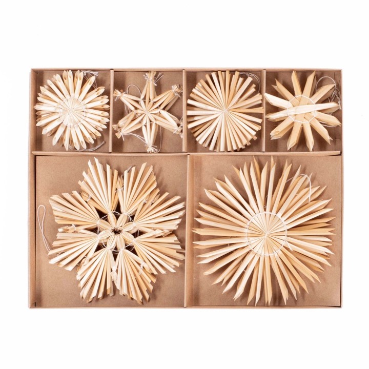 Strohsterne, Set, 18tlg