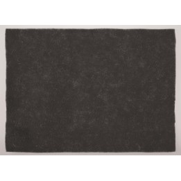 Wool felt piece 30x40cm 4mm 30% wool/70% polyester, rolled, black