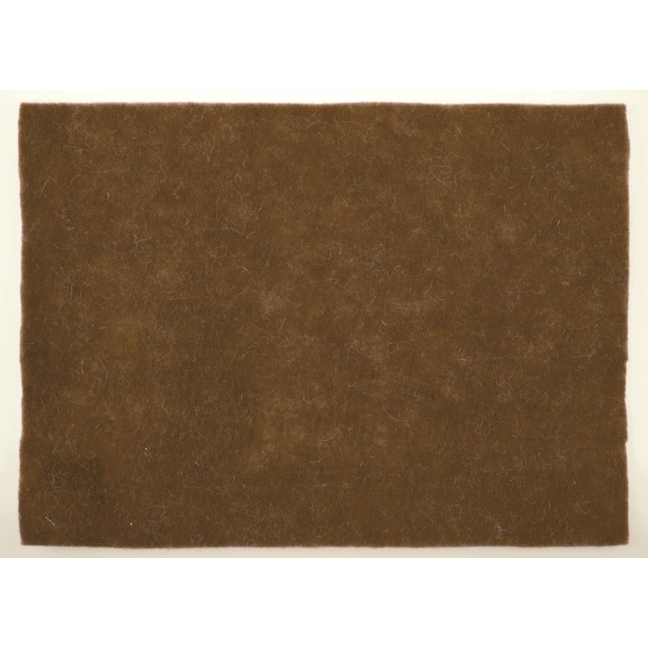 Wollfilz-Platte 30x40cm 4mm 30% Wolle/70% Polyester gerollt, braun