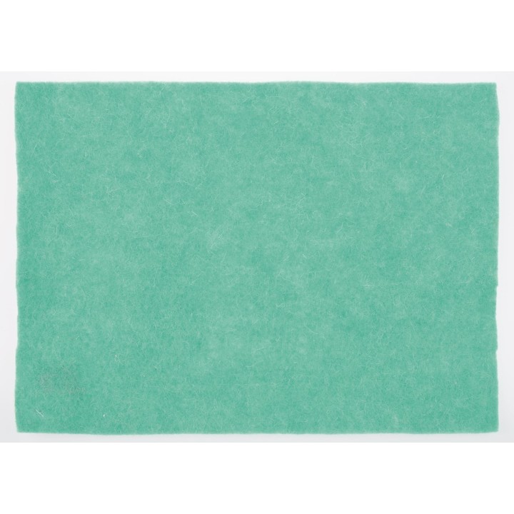 Wollfilz-Platte 30x40cm 4mm 30% Wolle/70% Polyester gerollt, mint