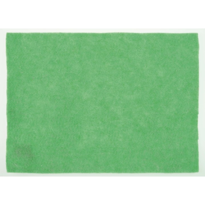 Wollfilz-Platte 30x40cm 4mm 30% Wolle/70% Polyester gerollt, hellgrün