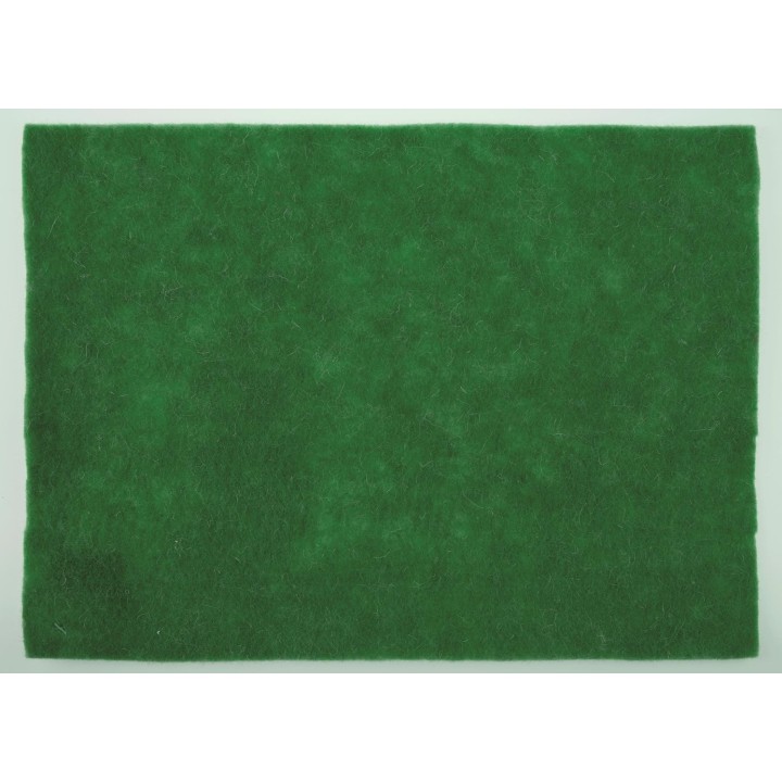 Wollfilz-Platte 30x40cm 4mm 30% Wolle/70% Polyester gerollt, grün
