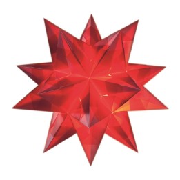 Bascetta star, rouge 20x20cm, 32 sheets