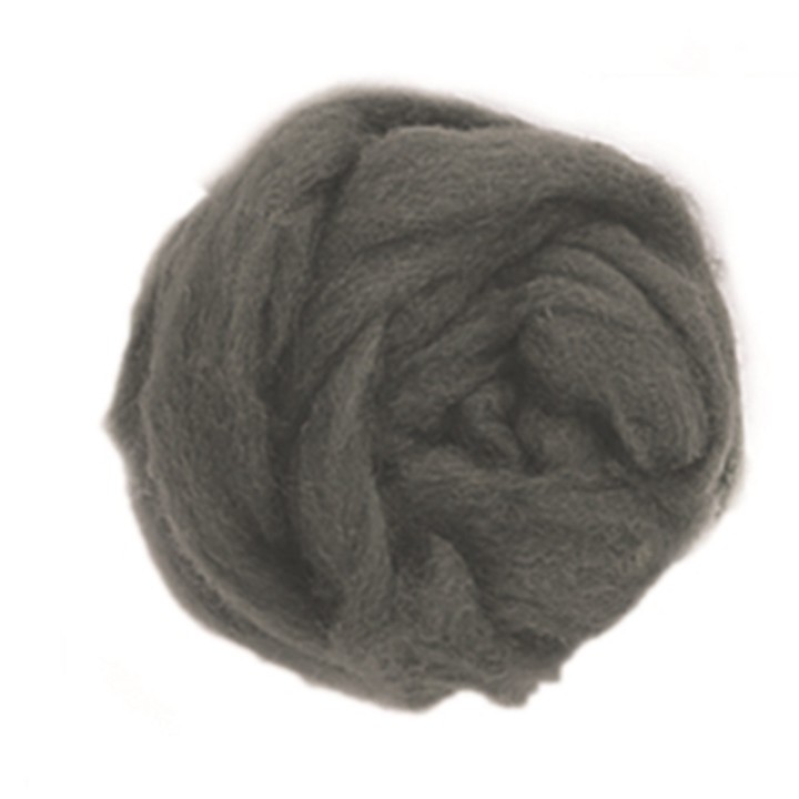 Schafwolle 50g schwarz 100% natur
