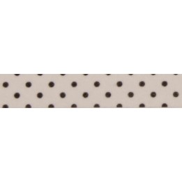 Washi-Tape Gepunktet schwarz 15mmx10m
