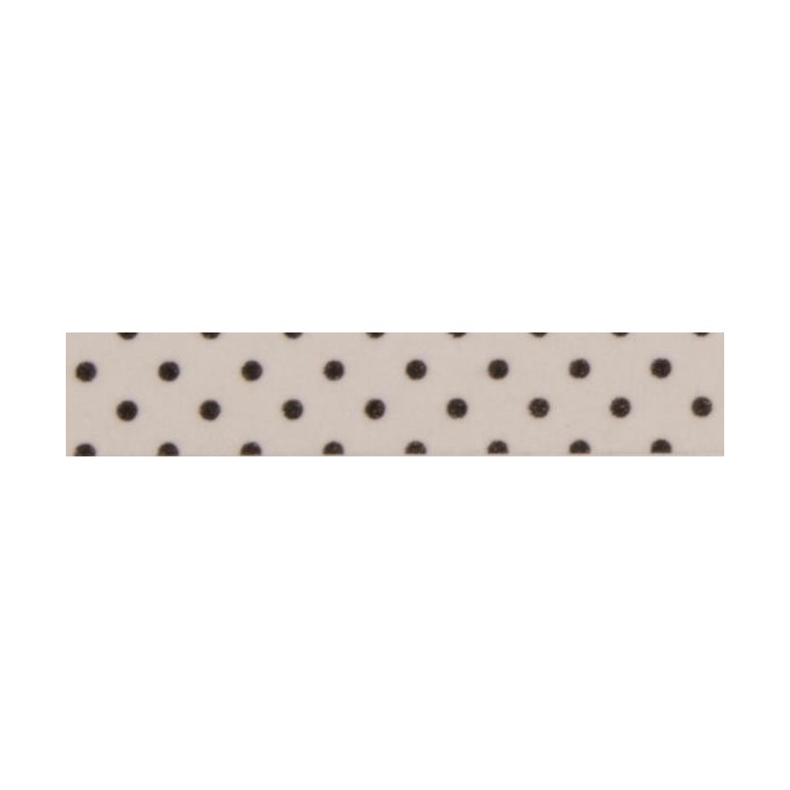 Washi-Tape Gepunktet schwarz 15mmx10m