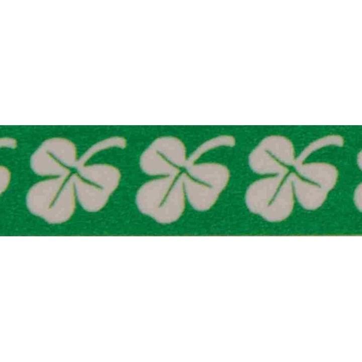 Washi-Tape trèfles vert 15mmx10m