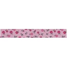 Washi-Tape 15mmx10m rosa, mit Blumen