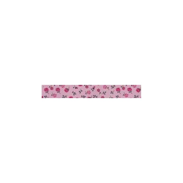 Washi-Tape 15mmx10m rosa, mit Blumen