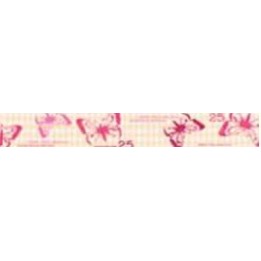 Washi-Tape 15mmx10m lachs, mit Schmetterling