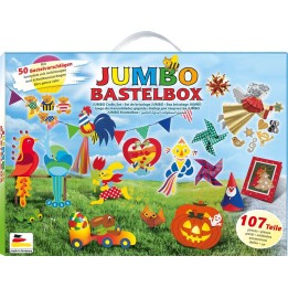 Bastelkoffer Jumbo, 107tlg mit 50 Bastelvorschlägen