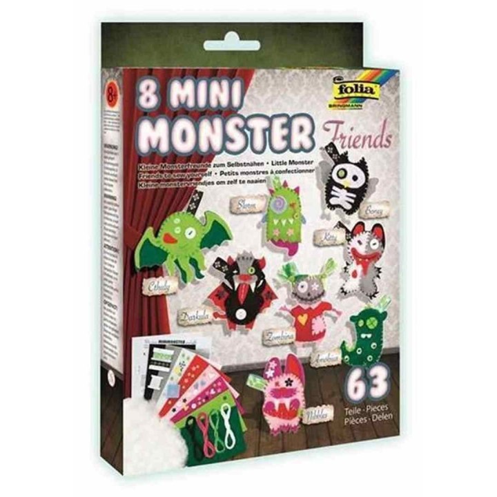 Mini Monster Friends Set für 8 Monster