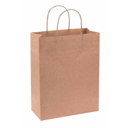 Papiertragetasche, Kordelgriff 25x33cm natur