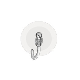 Suction cup with hook, 30mm 8pcs