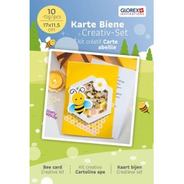DIY Karte, Biene, 17x11,5cm