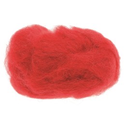 Schafwolle 30g rot 100% natur