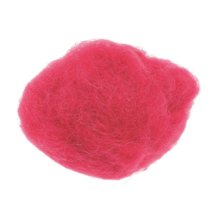Laine de mouton 30g bordeaux 100% naturelle