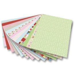 Motivblock Mittsommerland 24x34cm, 26 Blatt sortiert