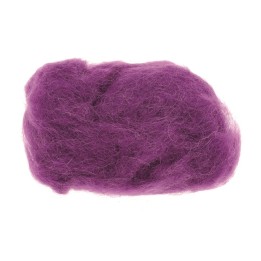 Laine de mouton 30g lilas 100% naturelle